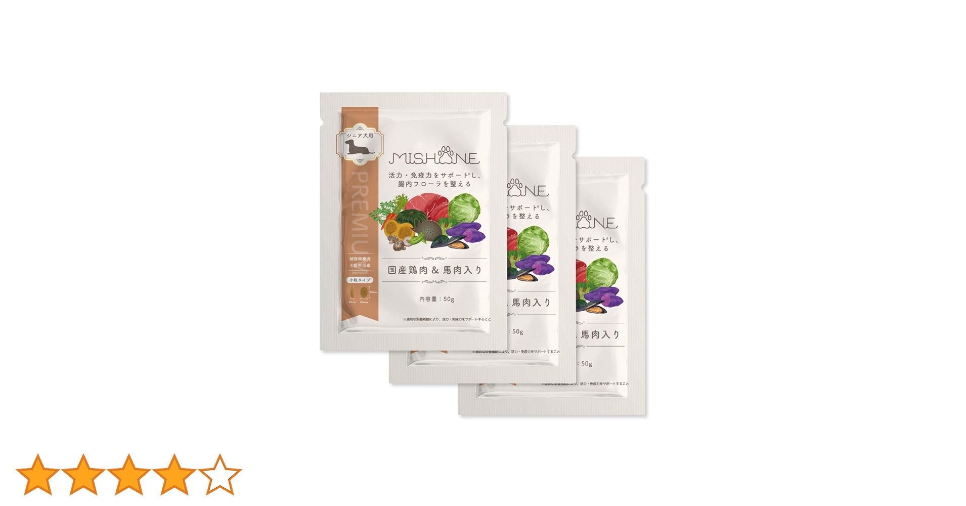 ミシュワンドッグフード✖️3袋 Amazon.co.jp: ミシュワン ドッグフード シニア犬用(国産鶏肉